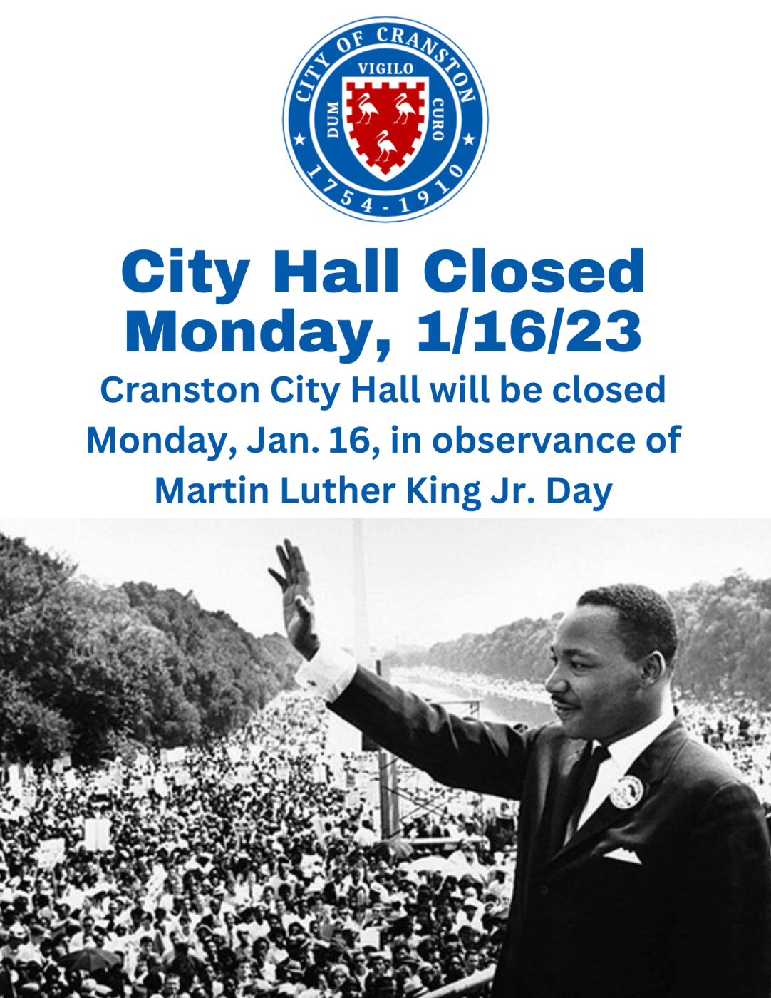 city-hall-closed-monday-jan-16-for-mlk-jr-day